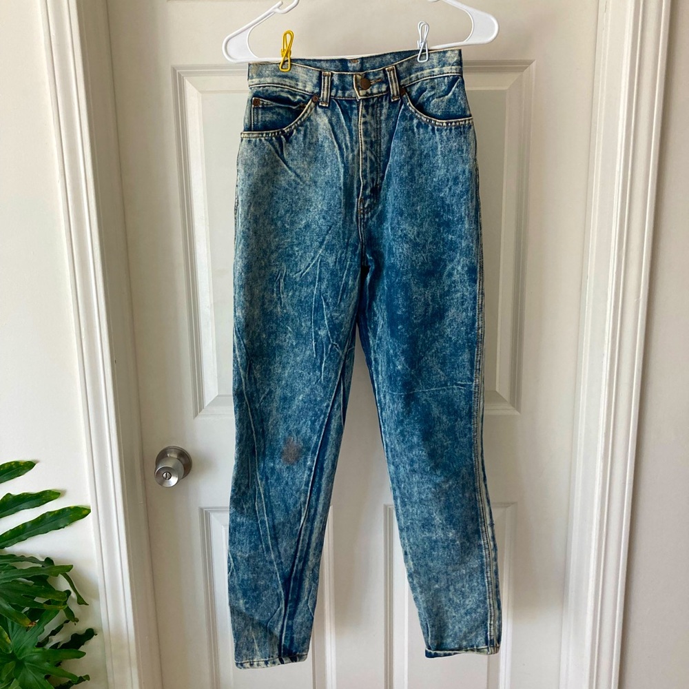 Vintage acid wash jeans